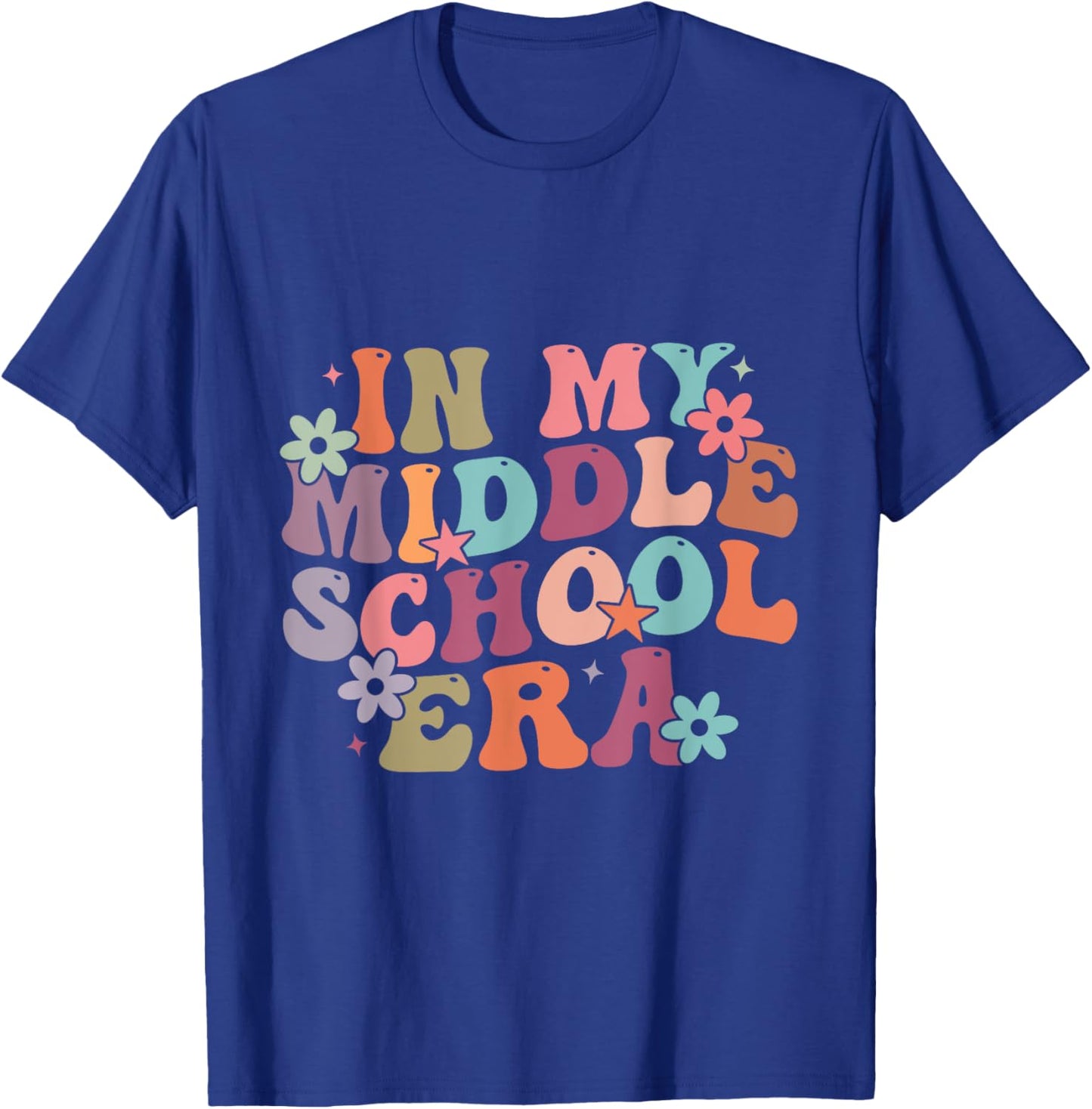 In My Middle School Era Back To School Junior teacher Men Women Kids T-Shirt - T-Shirt | Royal