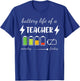 Battery Life Of A Teacher Monday Friday Teacher Women T-Shirt - T-Shirt | Royal