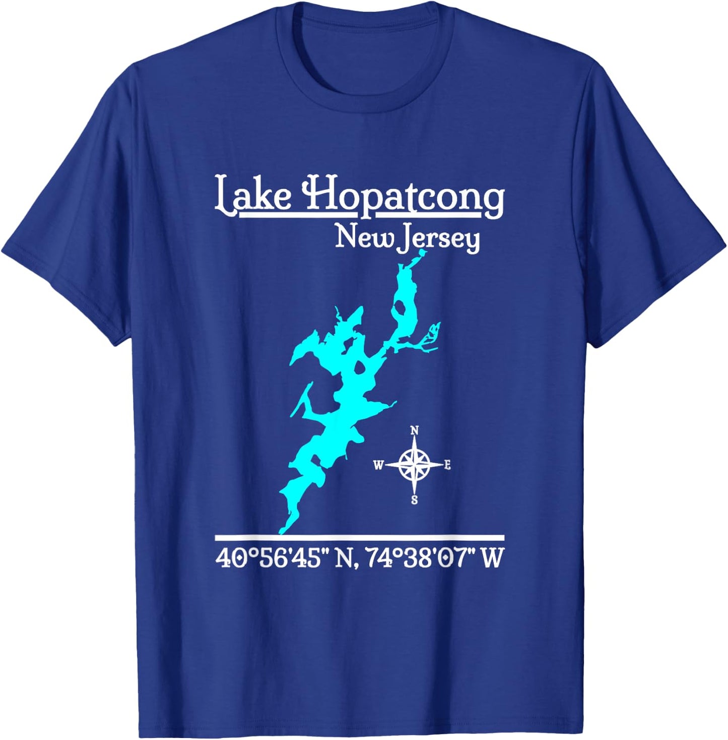 Lake Hopatcong - New Jersey T-Shirt - T-Shirt | Royal