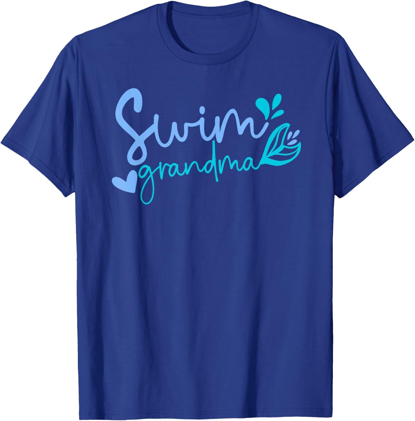 Swim Grandma Swimming Grandma Of A Swimmer Grandmother T-Shirt - T-Shirt | Royal