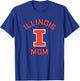 University of Illinois Fighting Illini Arched Mom T-Shirt - T-Shirt | Royal