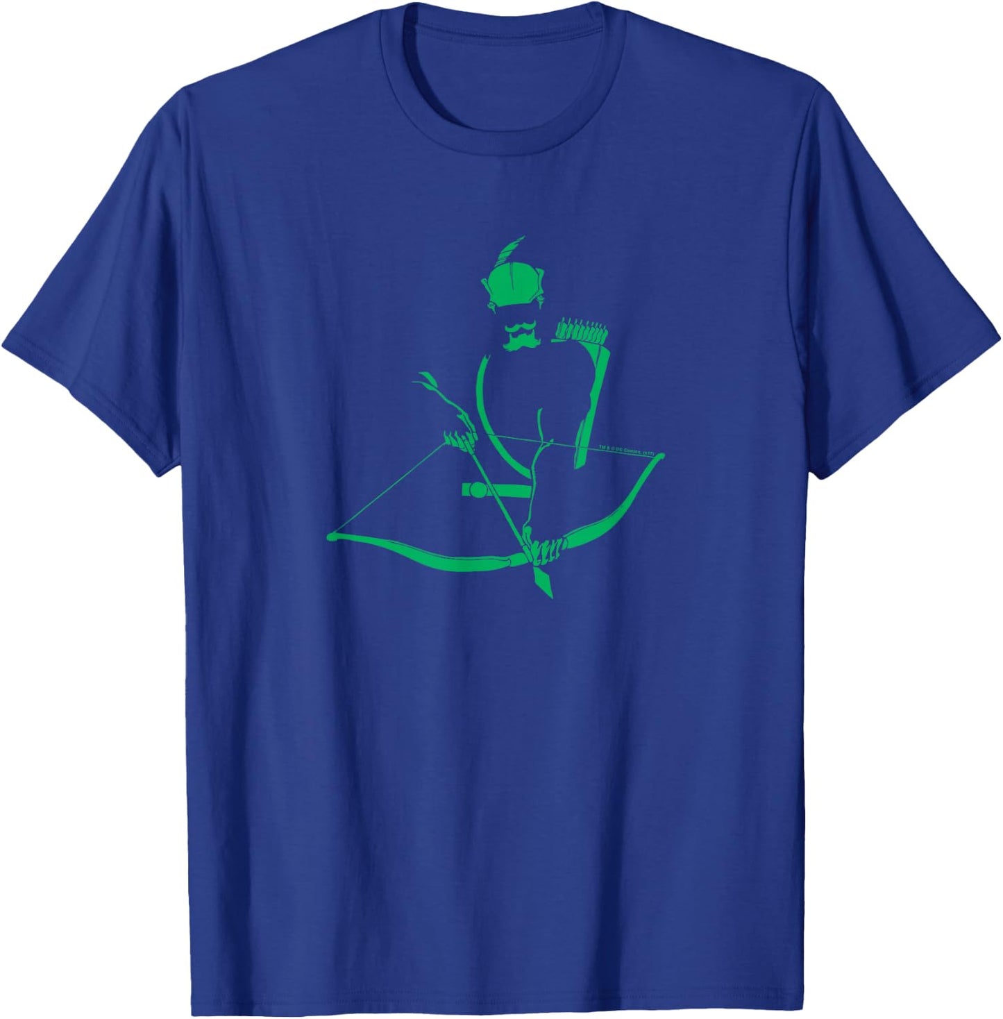 Green Arrow Minimalist Arrow T-Shirt - T-Shirt | Royal