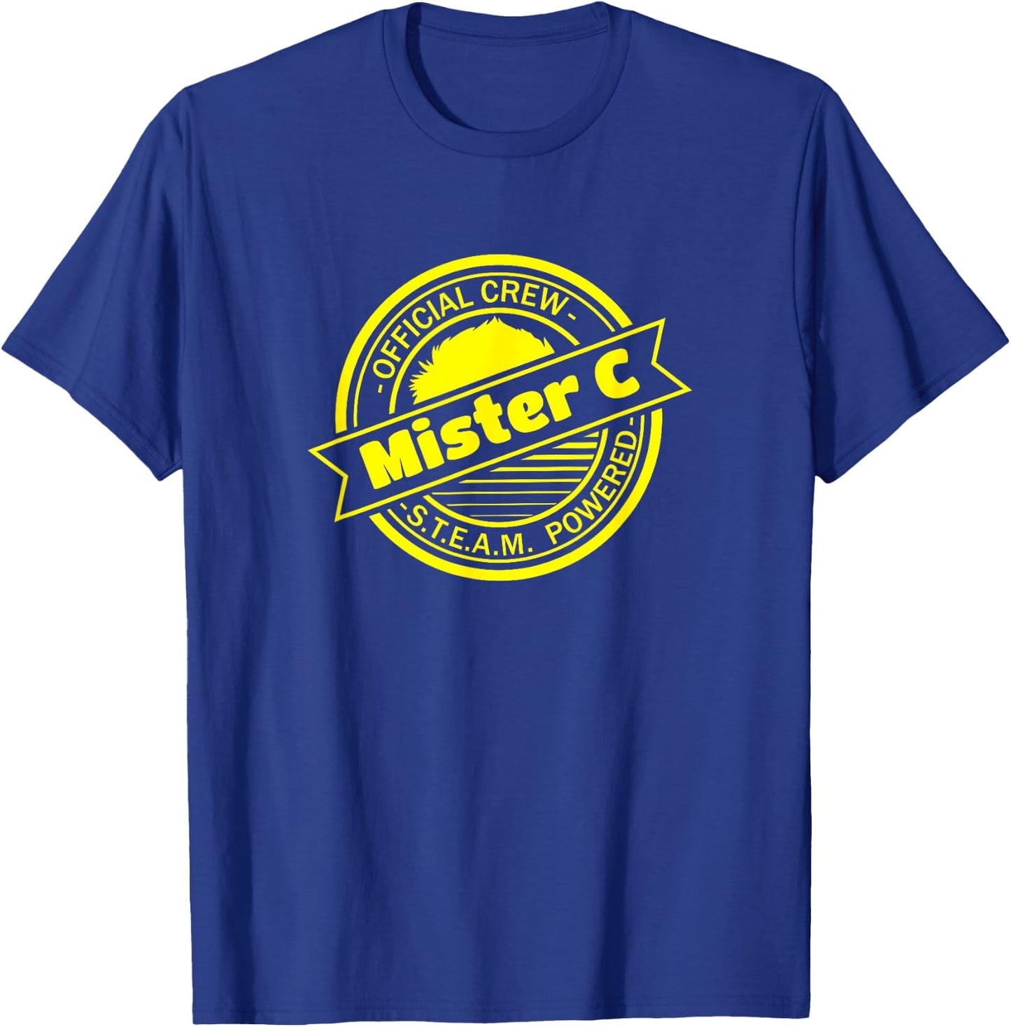 Mister C Official Crew STEAM Powered T-Shirt - T-Shirt | Royal