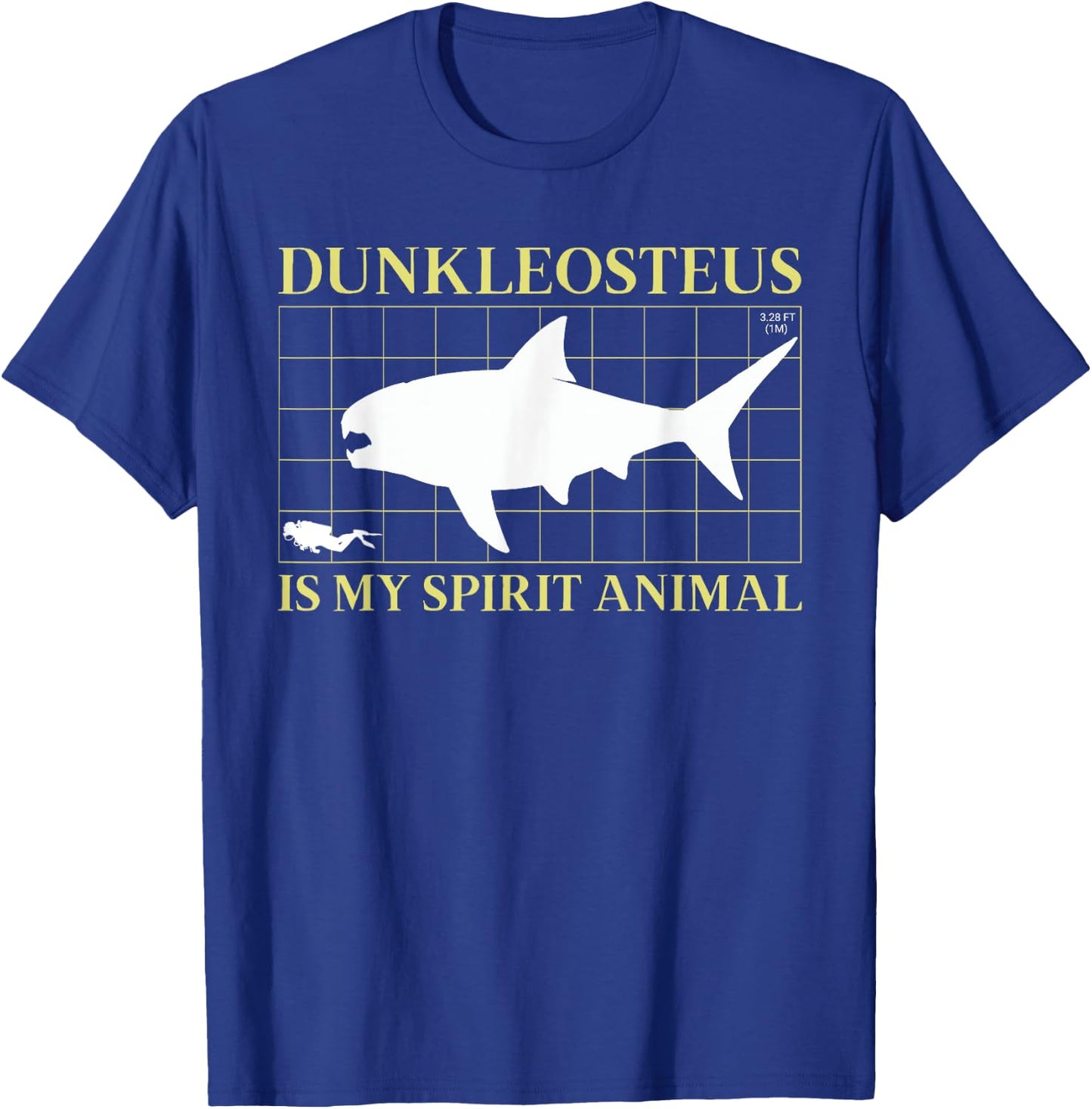 Dunkleosteus Is My Spirit Animal Devonian Sea Monster T-Shirt - T-Shirt | Royal