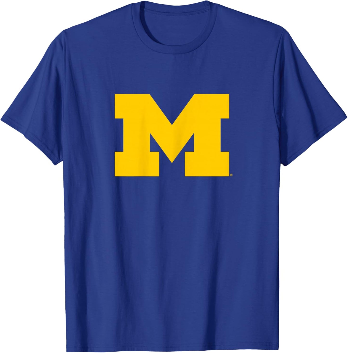 University of Michigan Wolverines U of M Primary Logo T-Shirt - T-Shirt | Royal