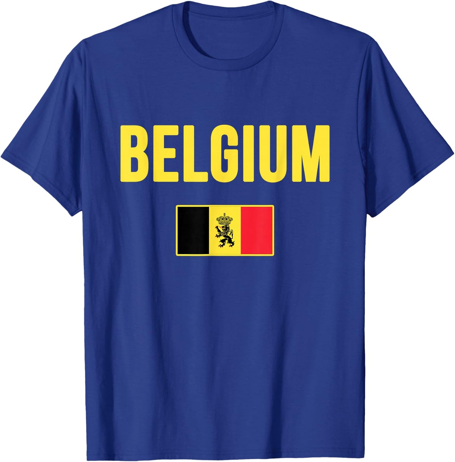 Belgium Belgian Flag Souvenir Belgie T-Shirt - T-Shirt | Royal