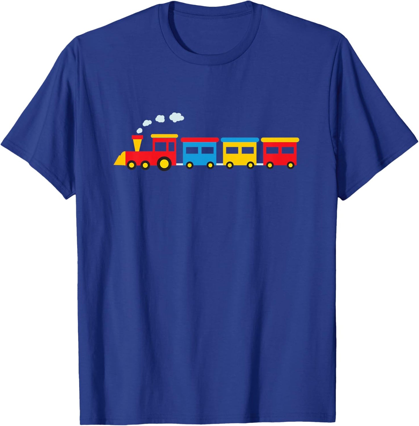 Kids Trains For Boys Steam Locomotive Train For Toddler Boys T-Shirt - T-Shirt | Royal
