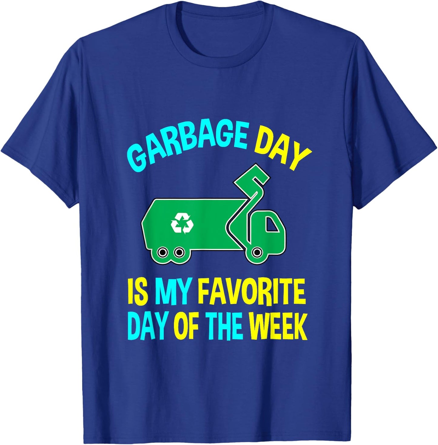 Garbage Uniform Trash Kids Garbage Man Costume Truck T-Shirt - T-Shirt | Royal