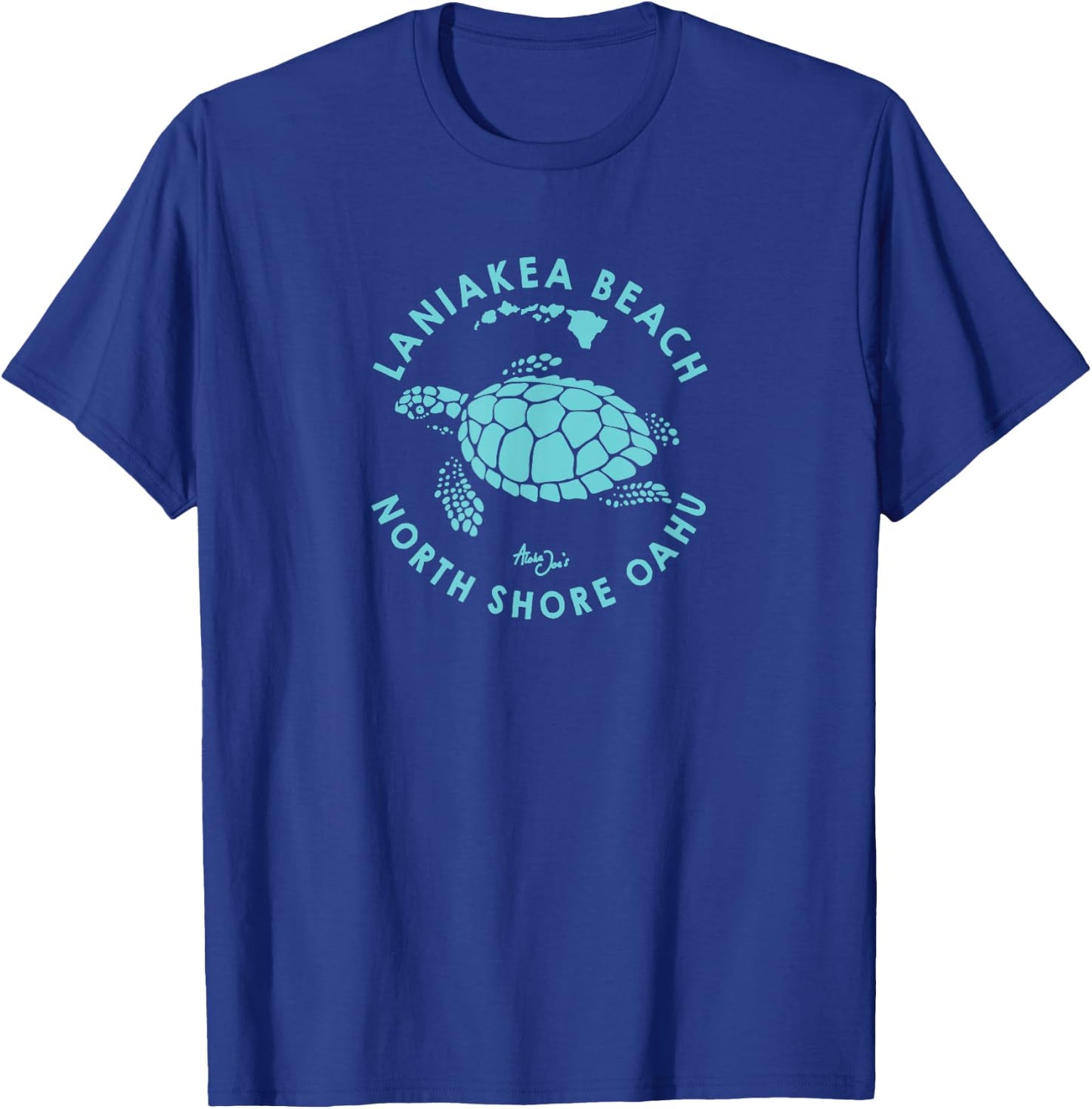 Hawaii Honu Sea Turtle Laniakea Beach North Shore Oahu Women Kids T-Shirt - T-Shirt | Royal