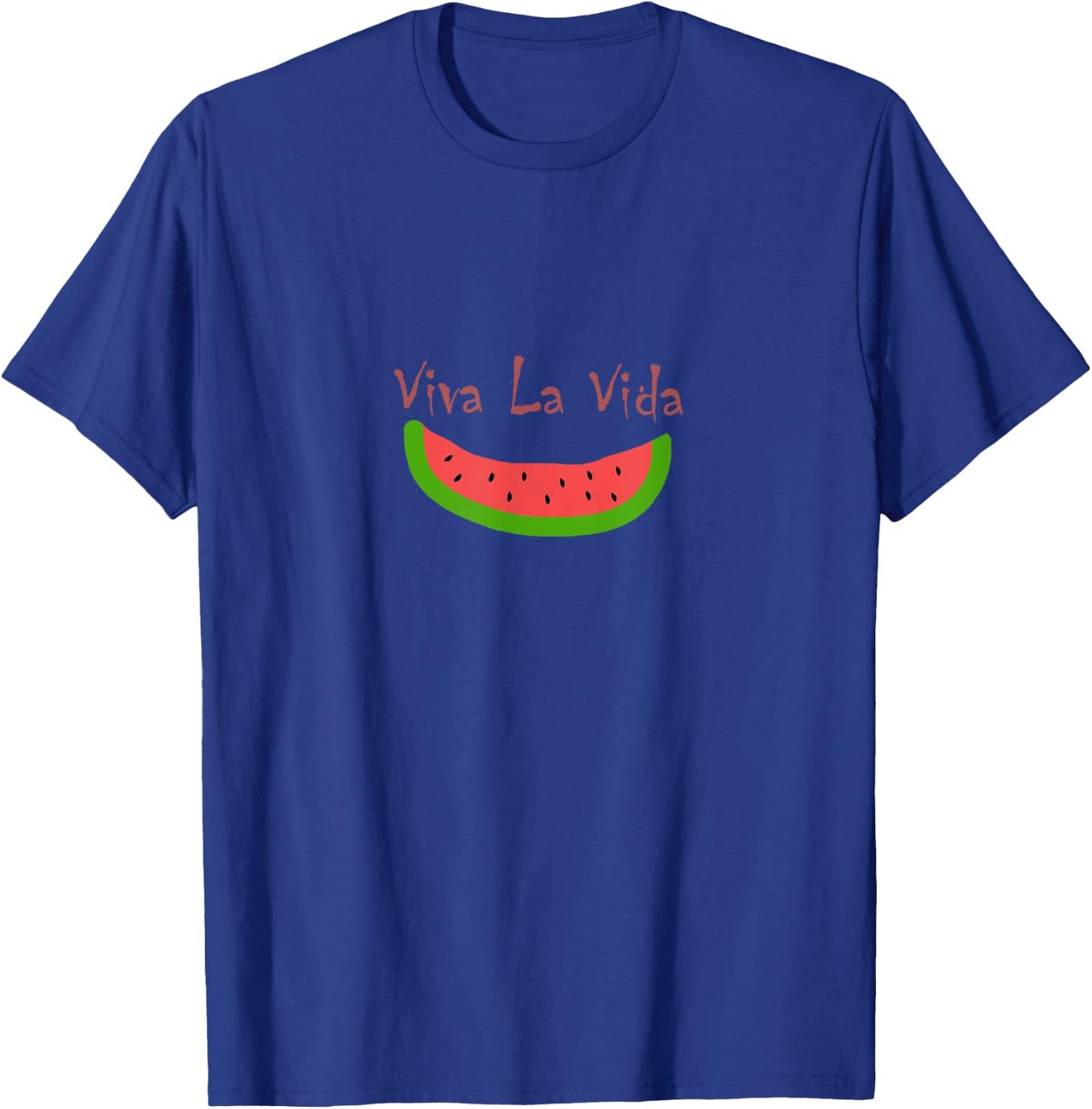 Viva La Vida Watermelon Famous Female Mexican Artist T-Shirt - T-Shirt | Royal