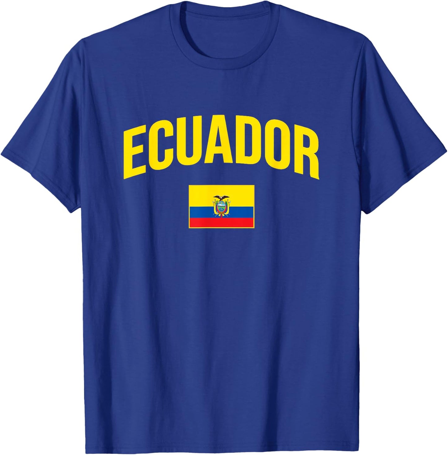 Ecuador - Flag of Ecuador - Throwback Design - Classic T-Shirt - T-Shirt | Royal