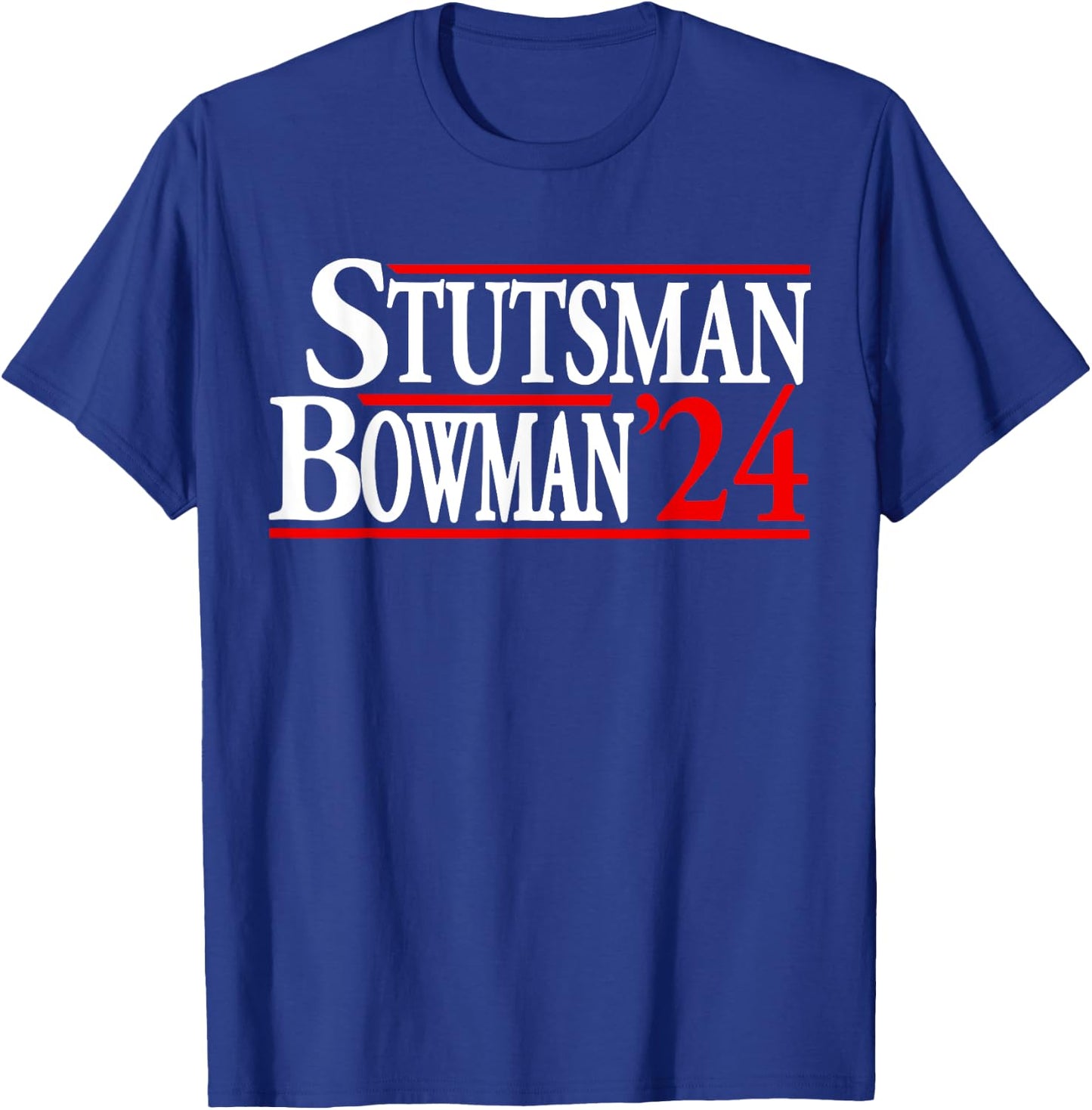 Stutsman Bowman '24 T-Shirt - T-Shirt | Royal