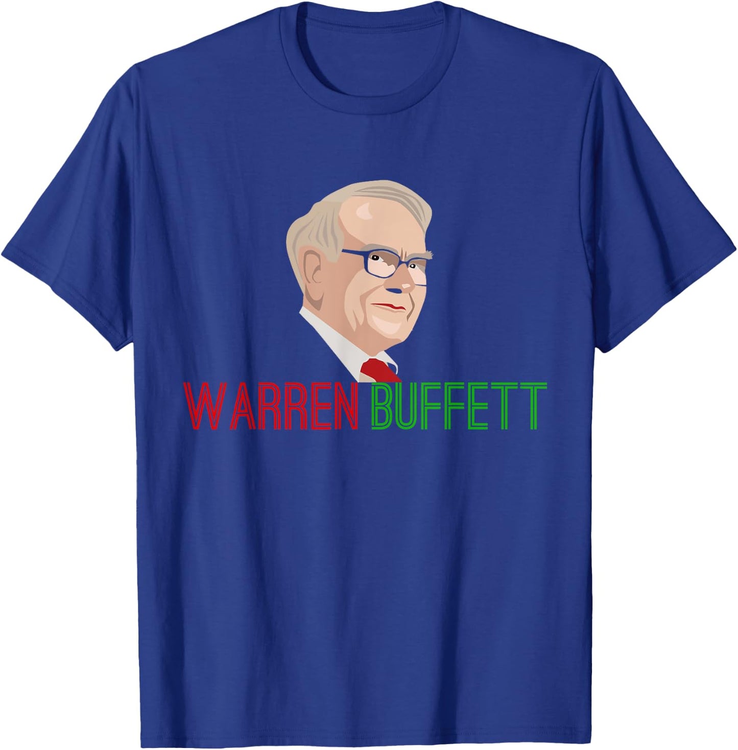 Warren Buffett Stock Market Traders Wall Street T-Shirt - T-Shirt | Royal
