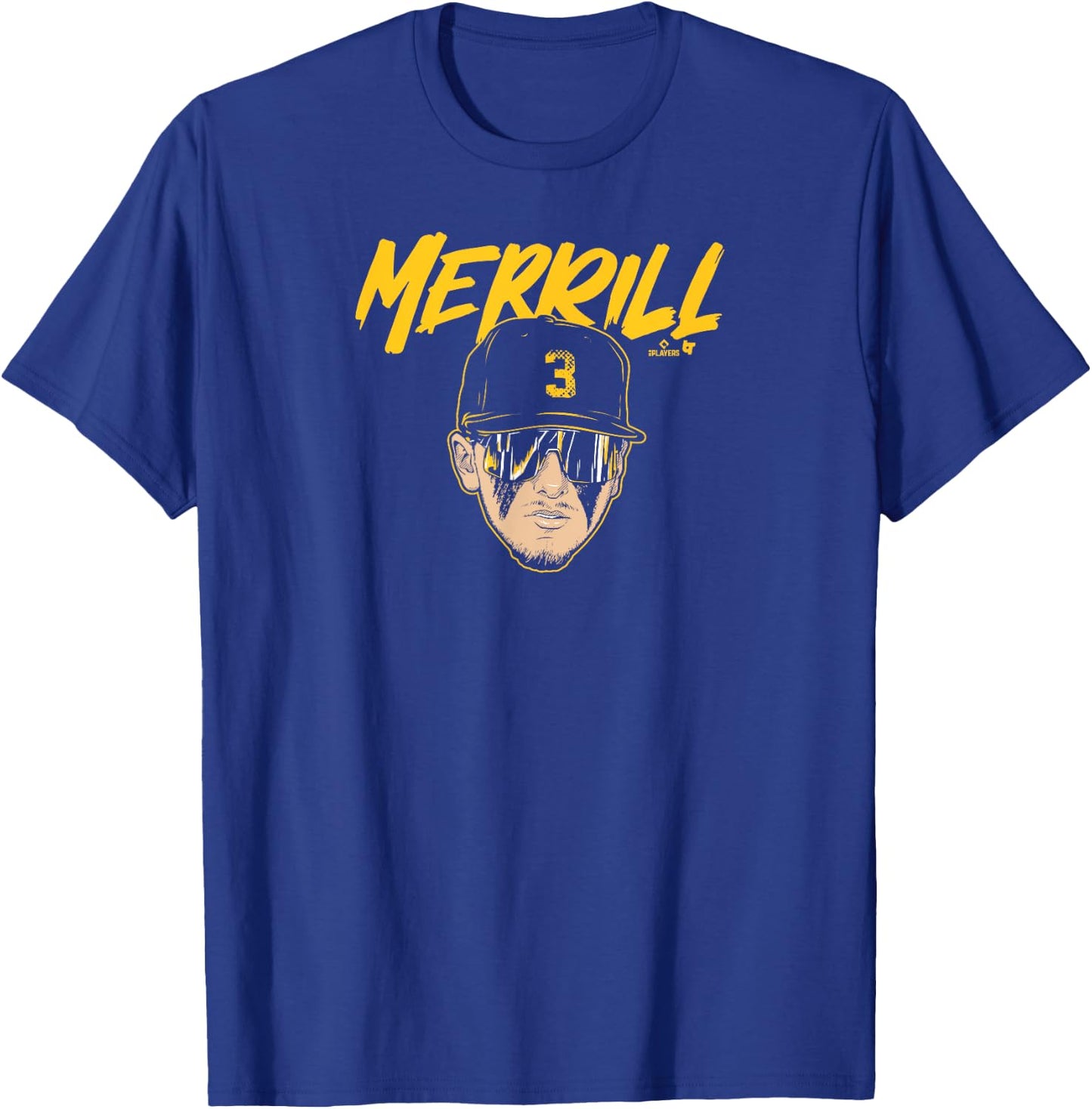 Jackson Merrill: Swag Head - San Diego Baseball T-Shirt - T-Shirt | Royal