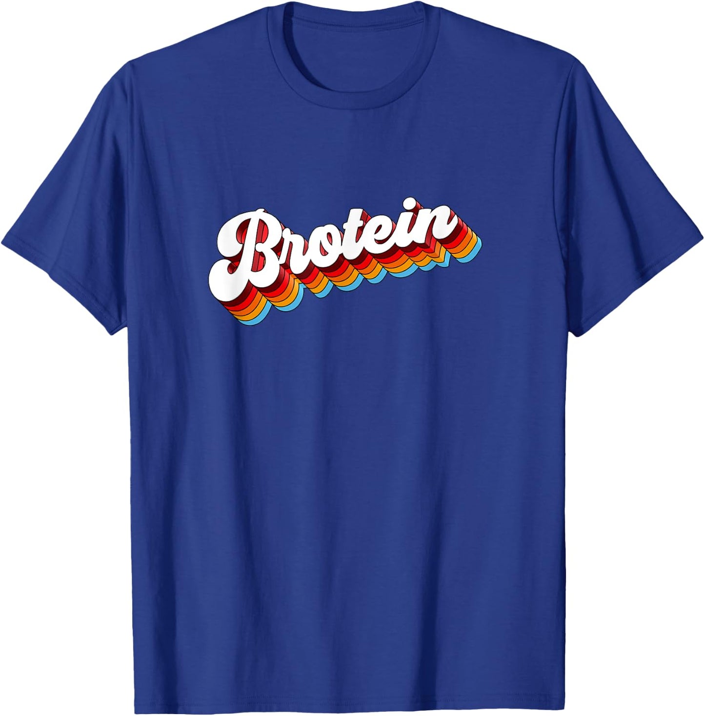 Brotein Gym Fitness Workout T-Shirt - T-Shirt | Royal