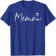 Memaw Gifts Grandma Heart Mother's Day Memaw T-Shirt - T-Shirt | Royal