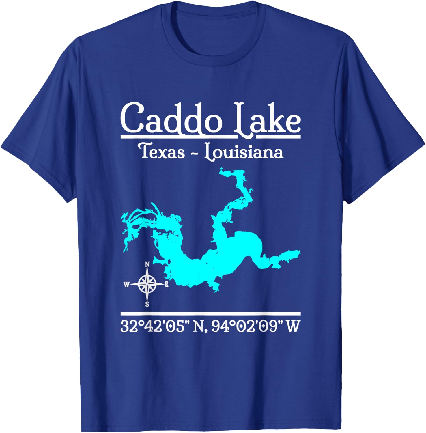 Caddo Lake - Texas - Louisiana T-Shirt - T-Shirt | Royal