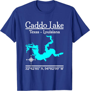 Caddo Lake - Texas - Louisiana T-Shirt - T-Shirt | Royal