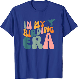 In My Birding Era - Groovy Retro Birding T-Shirt - T-Shirt | Royal