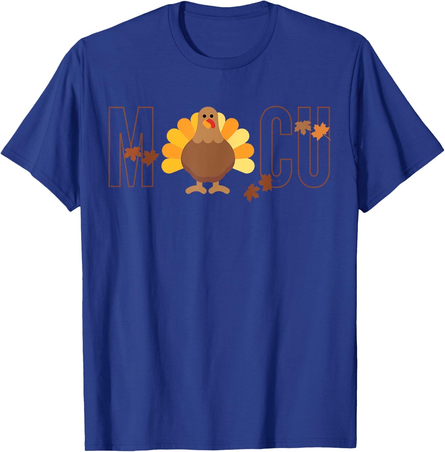 MICU Nurse Fall Turkey Medical Thanksgiving Hospital Party T-Shirt - T-Shirt | Royal