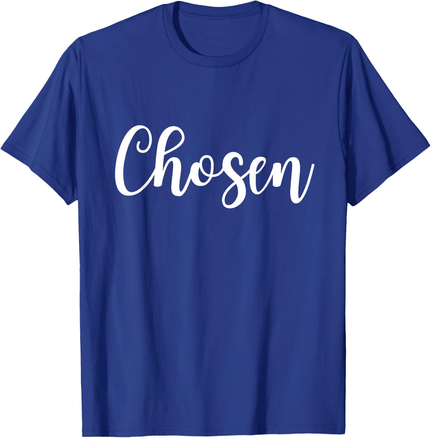Chosen 1 Peter 2:9 Chosen Bible Verse Christian Quote T-Shirt - T-Shirt | Royal