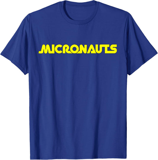 Cobalt Seven Clothing Micronauts - -Adults, Black, Small, Short Sleeve T-Shirt - T-Shirt | Royal