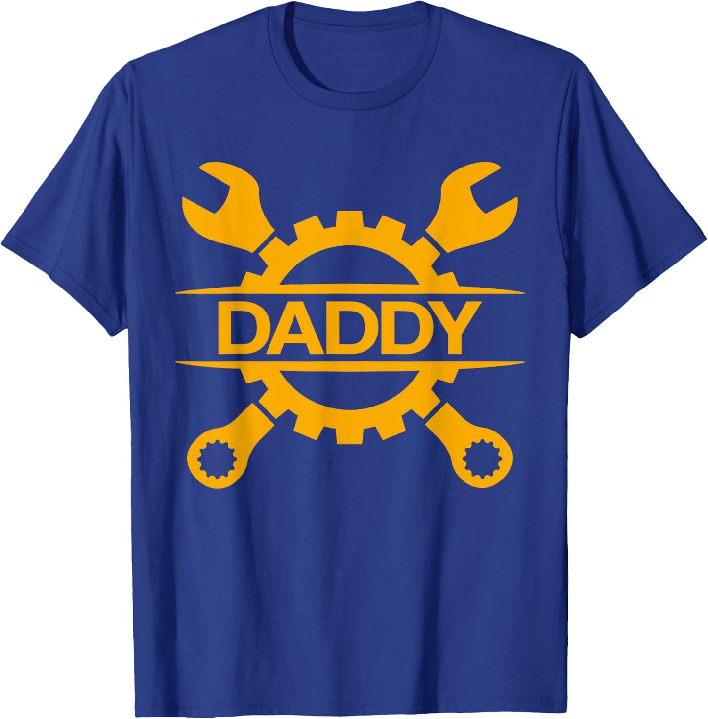 Mechanic Dad Handyman Daddy Mechanic T-Shirt - T-Shirt | Royal