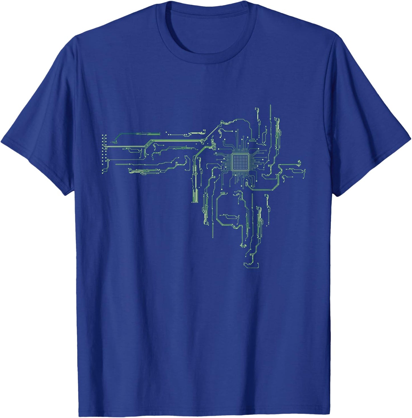 Computer Board Gift - Electrical Engineer Circuit Board T-Shirt - T-Shirt | Royal