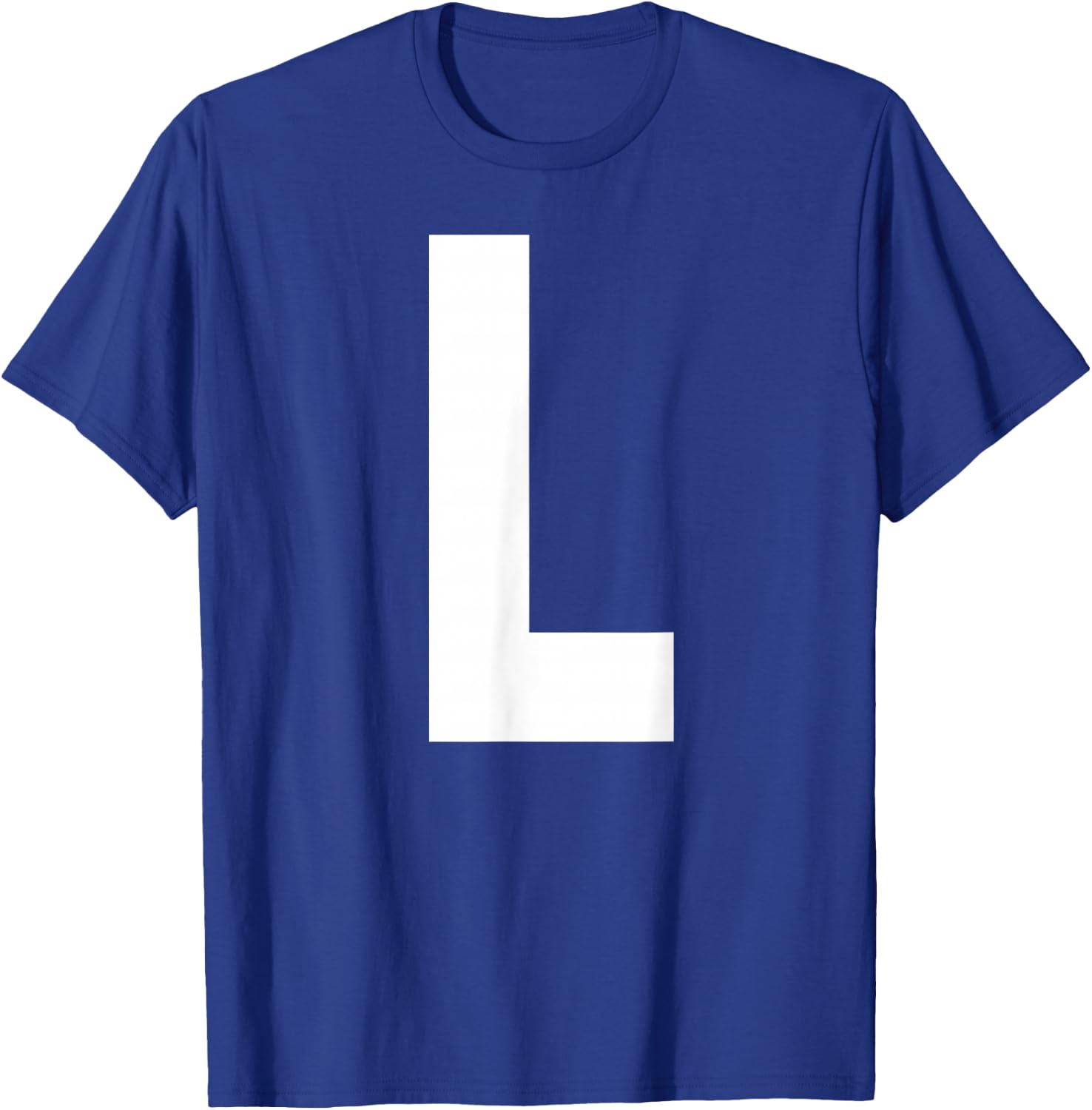 Alphabet Letter L Shirt T-Shirt - T-Shirt | Royal