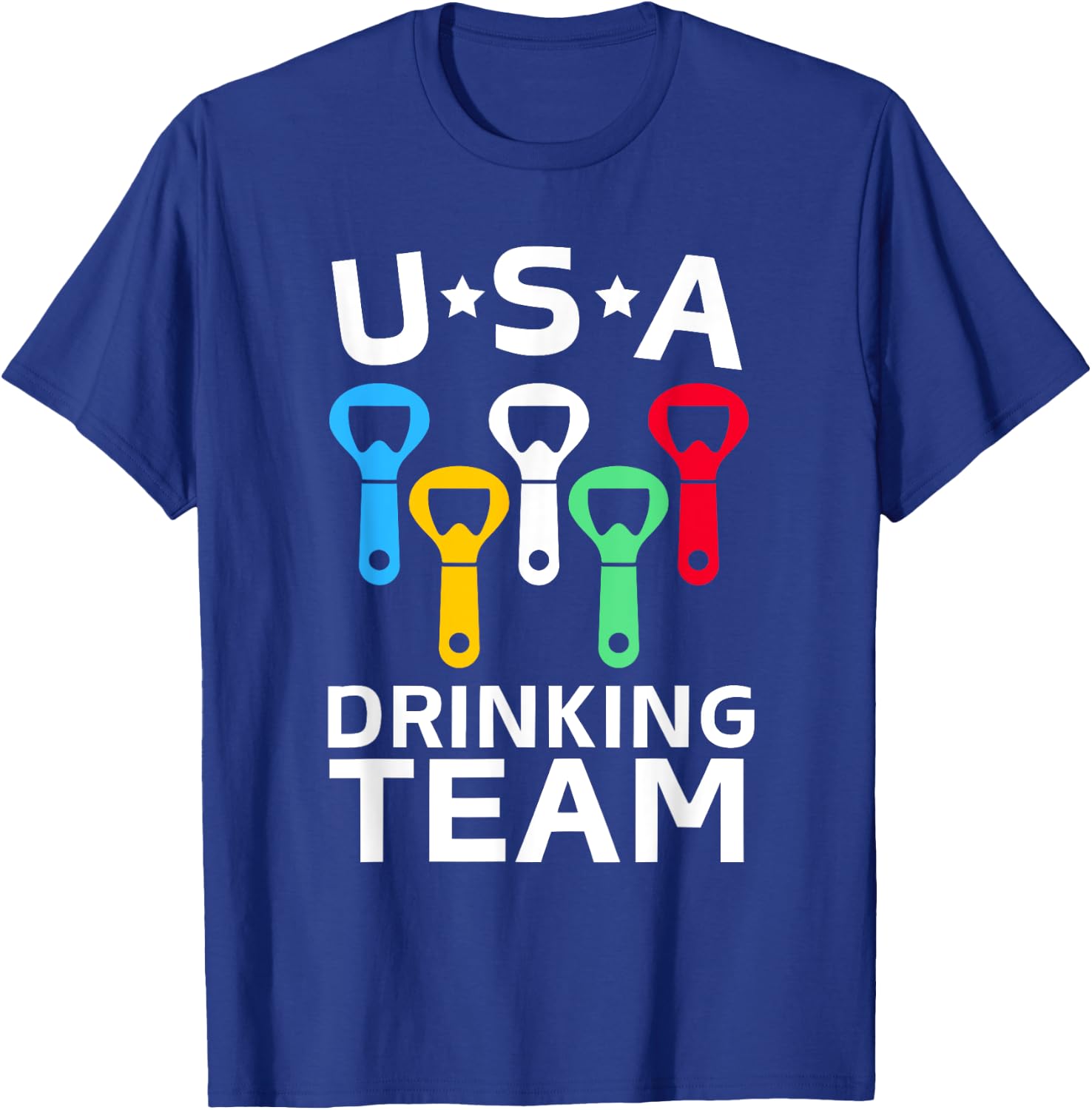 Funny USA Drinking Team Beer Party USA Drinking Team T-Shirt - T-Shirt | Royal