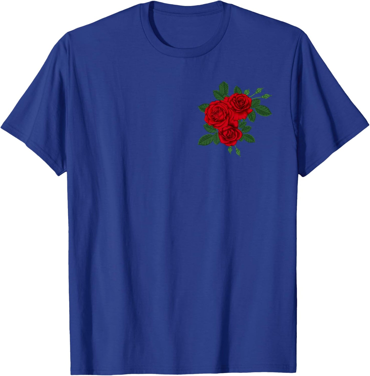 Cool Red Roses Elegant Floral Design Women and Youth T-Shirt - T-Shirt | Royal