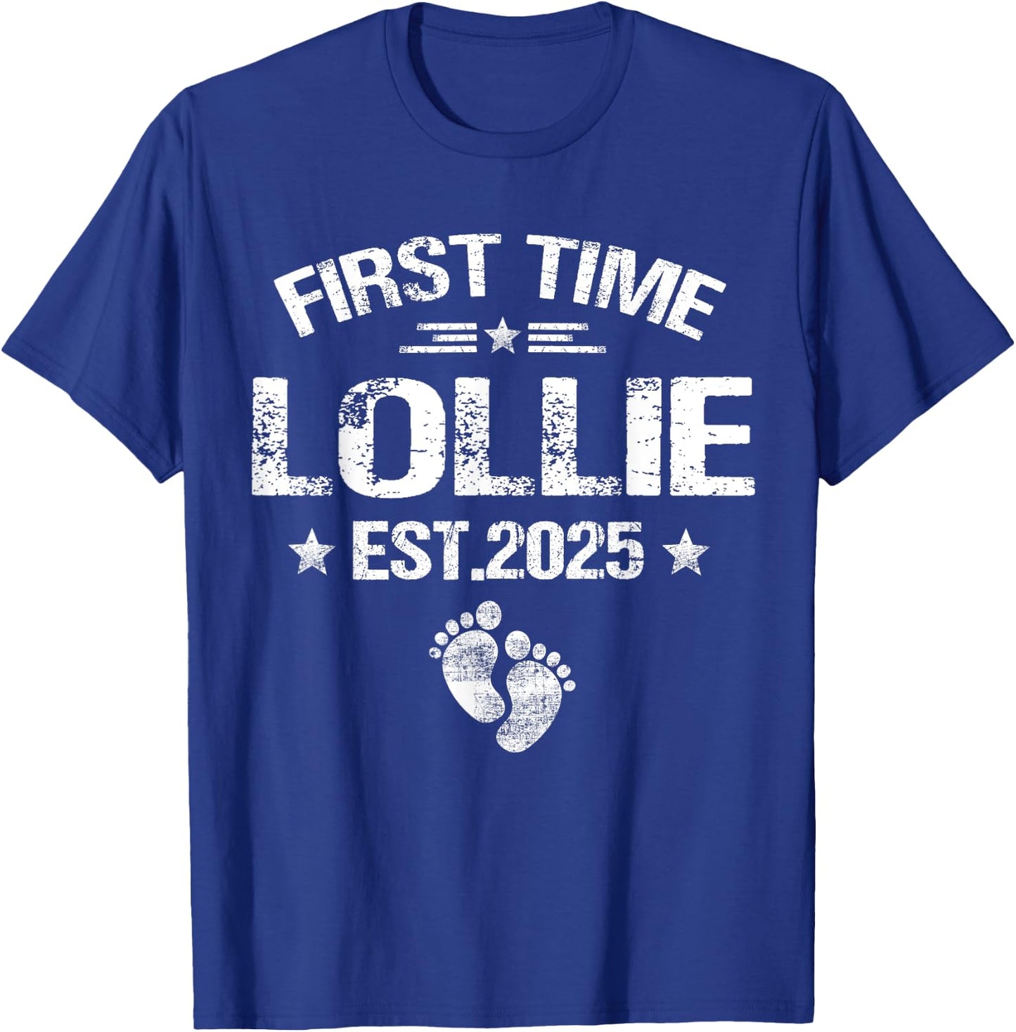 First Time Lollie Est 2025 New Lollie Family T-Shirt - T-Shirt | Royal