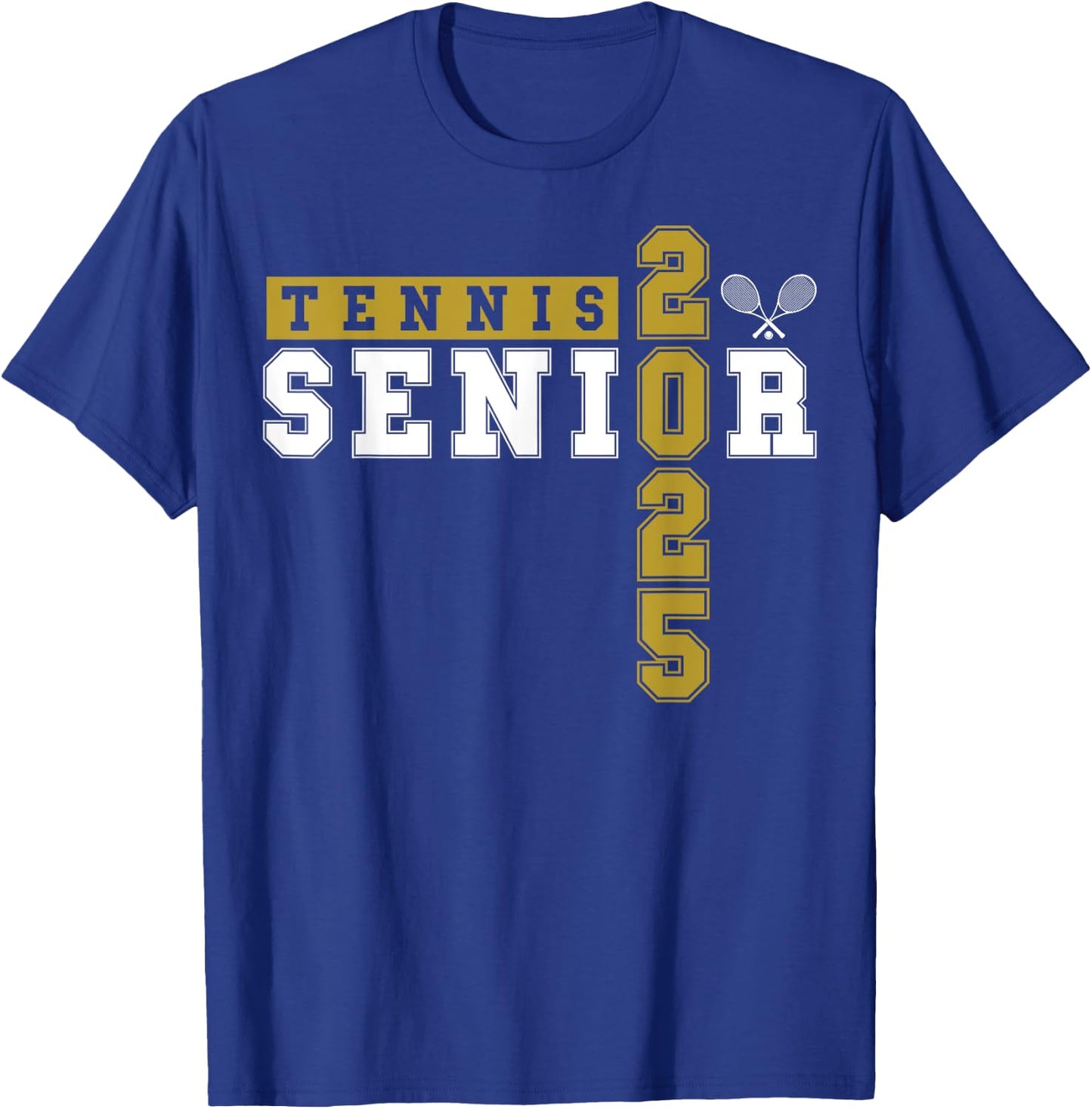 Tennis Senior Night Tennis Senior 2025 Graduation 23 T-Shirt - T-Shirt | Royal