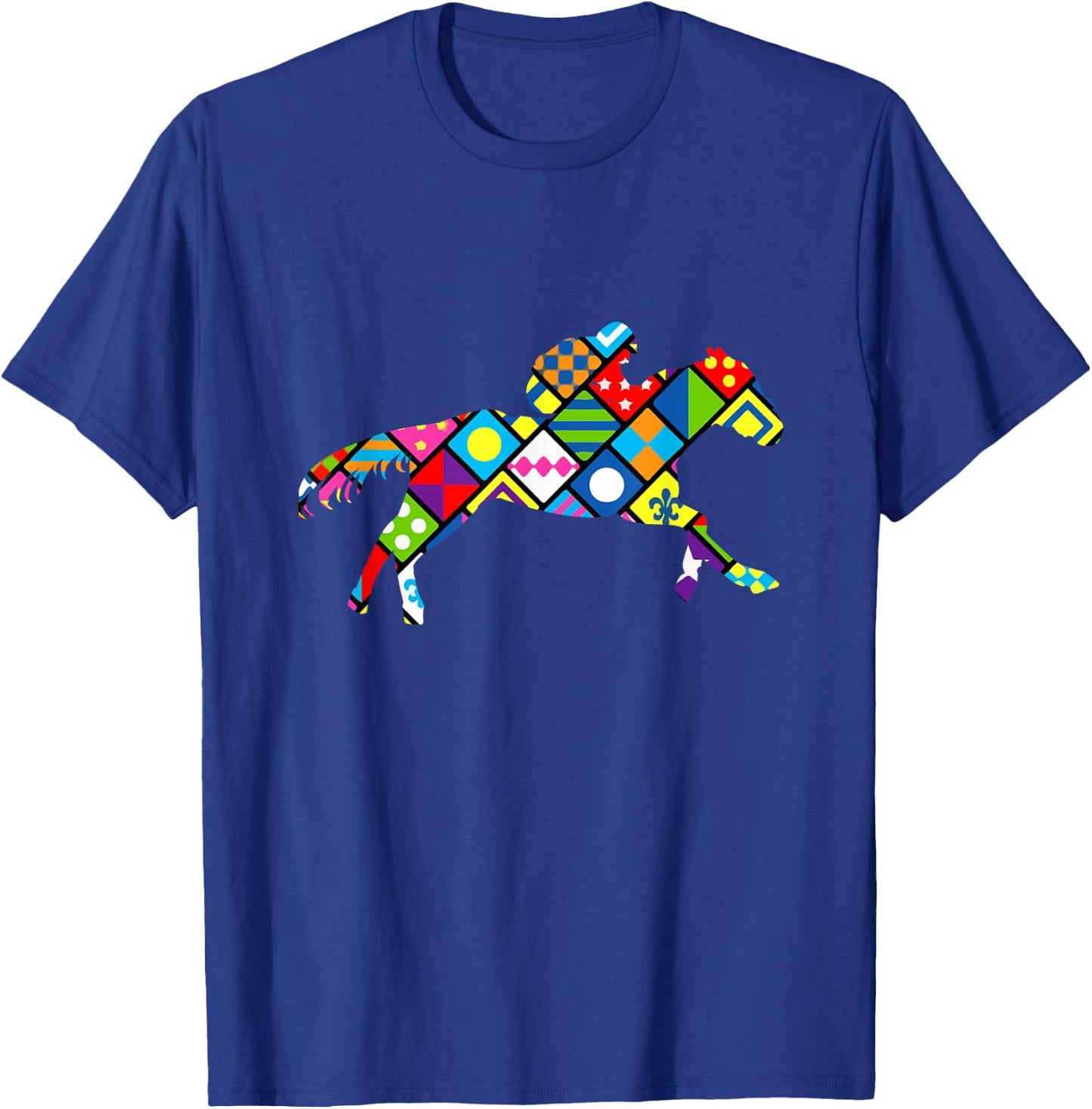 Cute Horse Racing Silks T-Shirt - T-Shirt | Royal