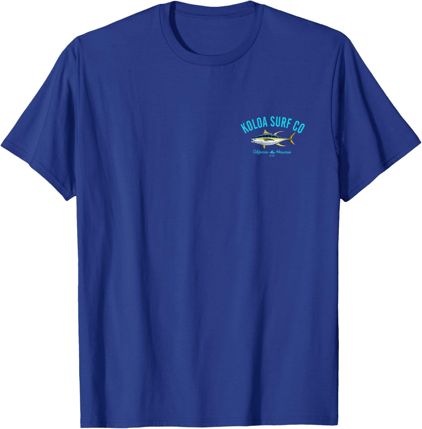 Koloa Surf Yellow Fin Tuna Logo Lightweight, Graphic T-Shirt - T-Shirt | Royal