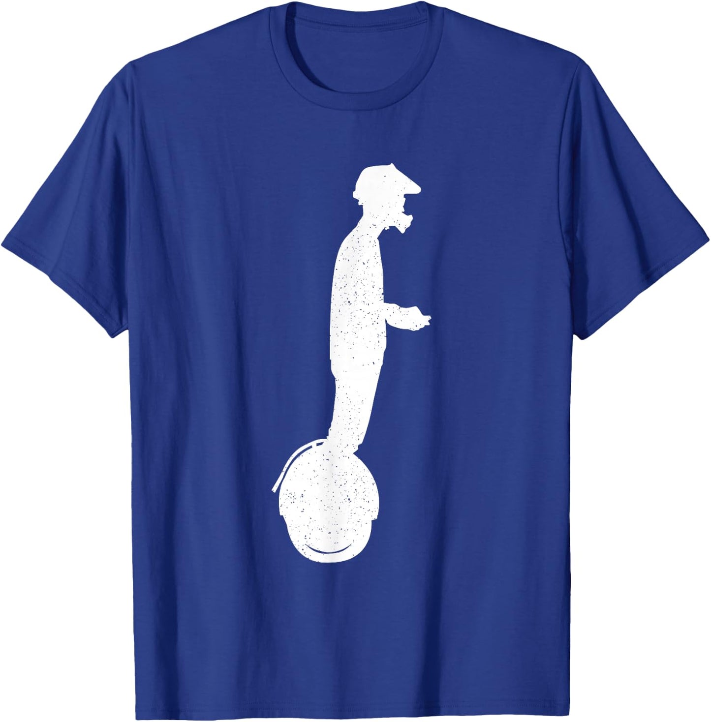 Funny Monowheel Design Women Electric Unicycle EUC T-Shirt - T-Shirt | Royal