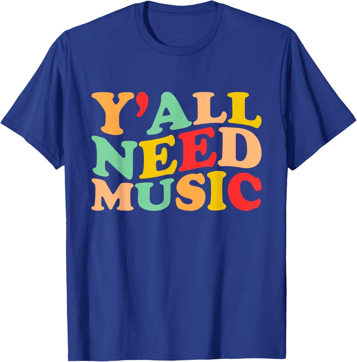 Music Teacher Music Lover Musical Instrument Musician T-Shirt - T-Shirt | Royal