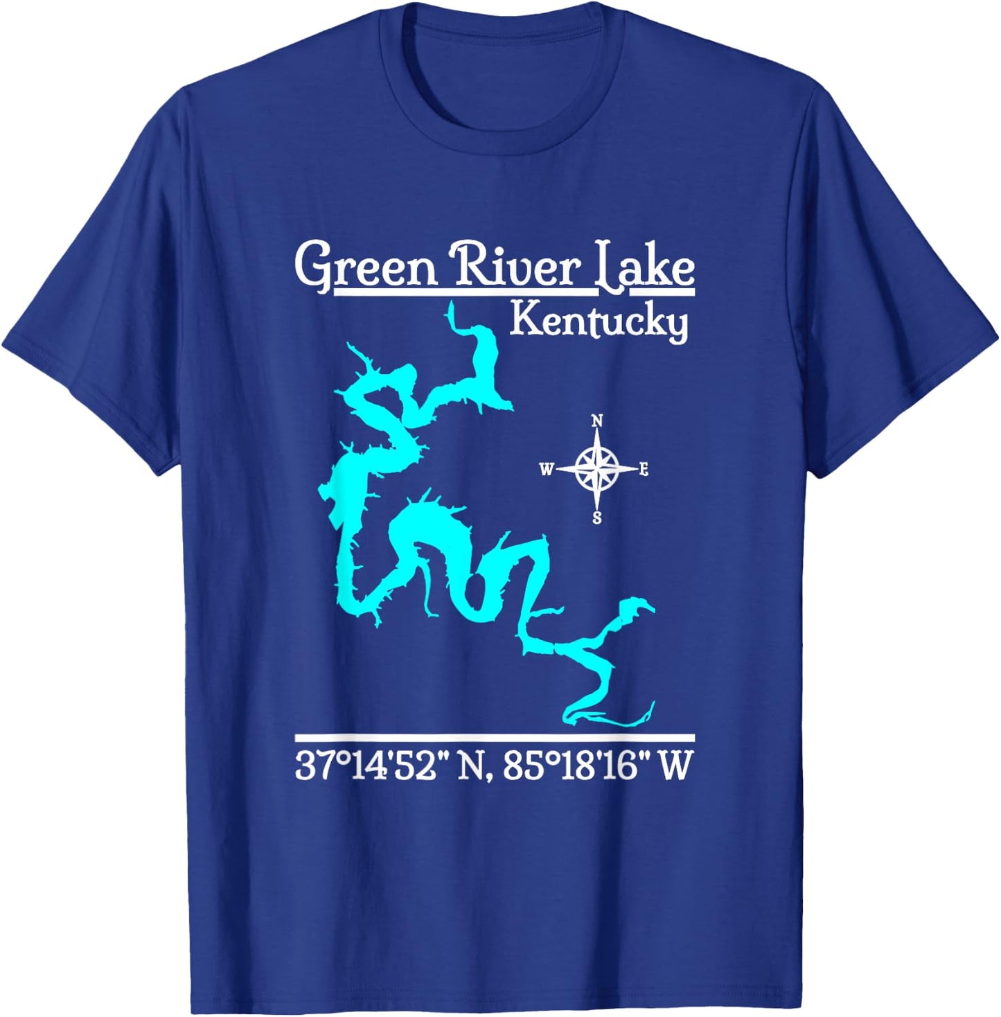 Green River Lake - Kentucky T-Shirt - T-Shirt | Royal