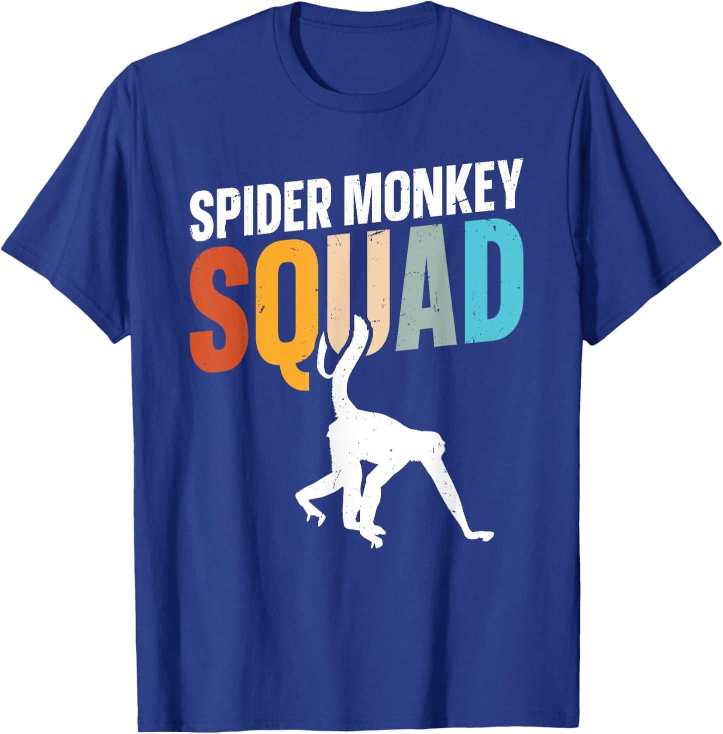 Spider Monkey Squad Design for a Spider monkey fan T-Shirt - T-Shirt | Royal