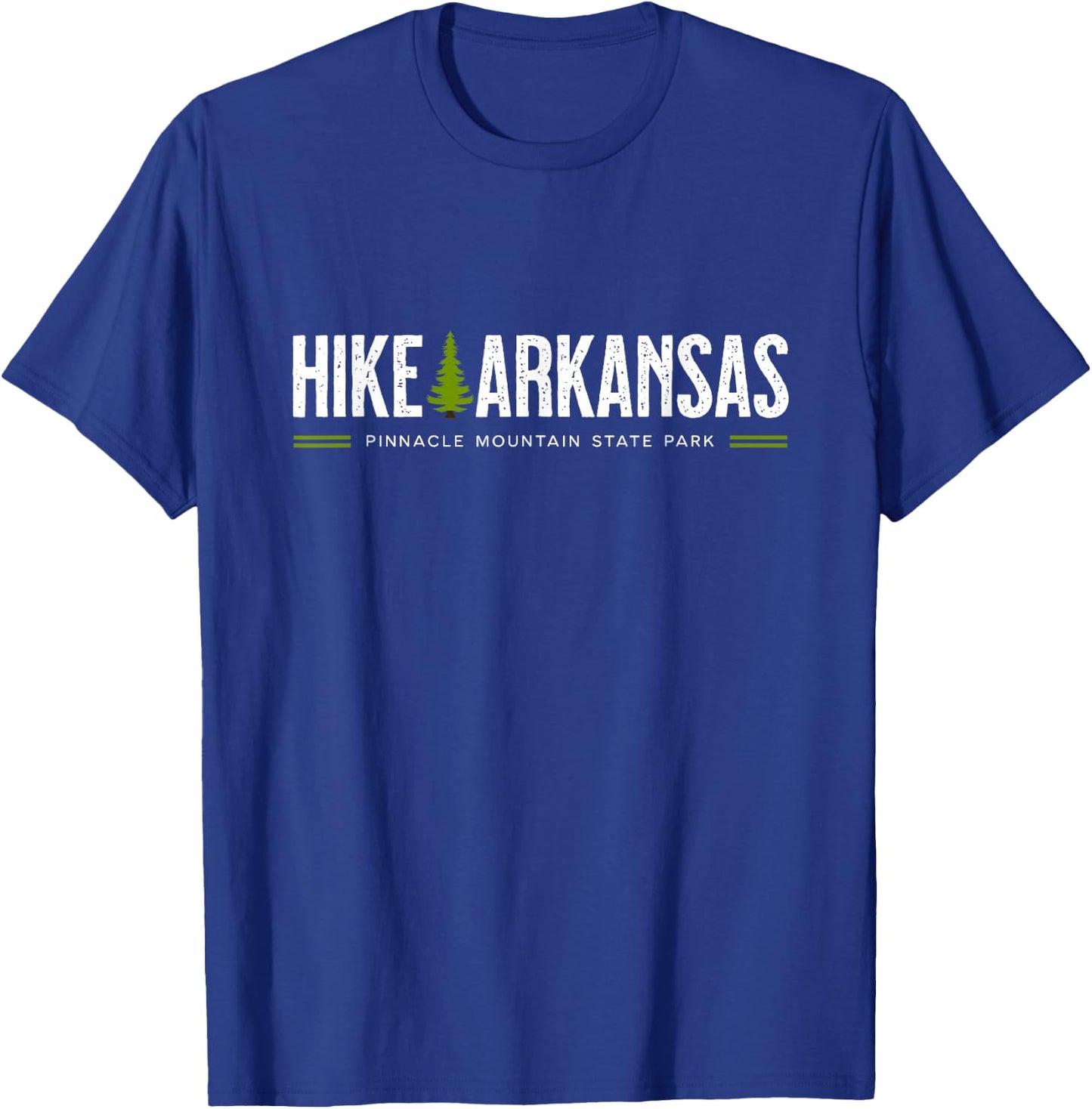 Arkansas Hike Pinnacle Mountain State Park Retro Graphic T-Shirt - T-Shirt | Royal