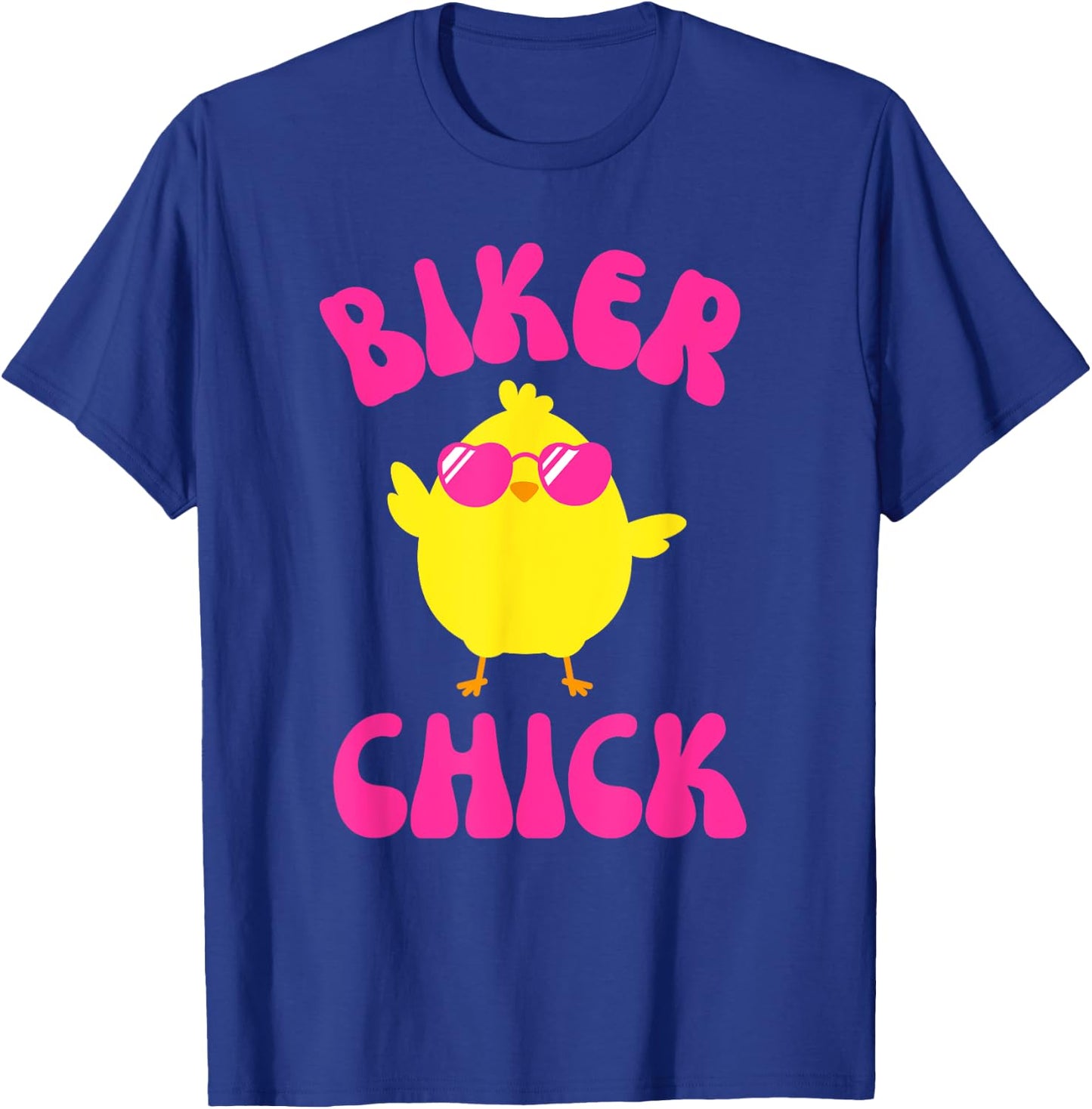 CUTE Motorcycle Biker Chick Pink Retro T-Shirt - T-Shirt | Royal