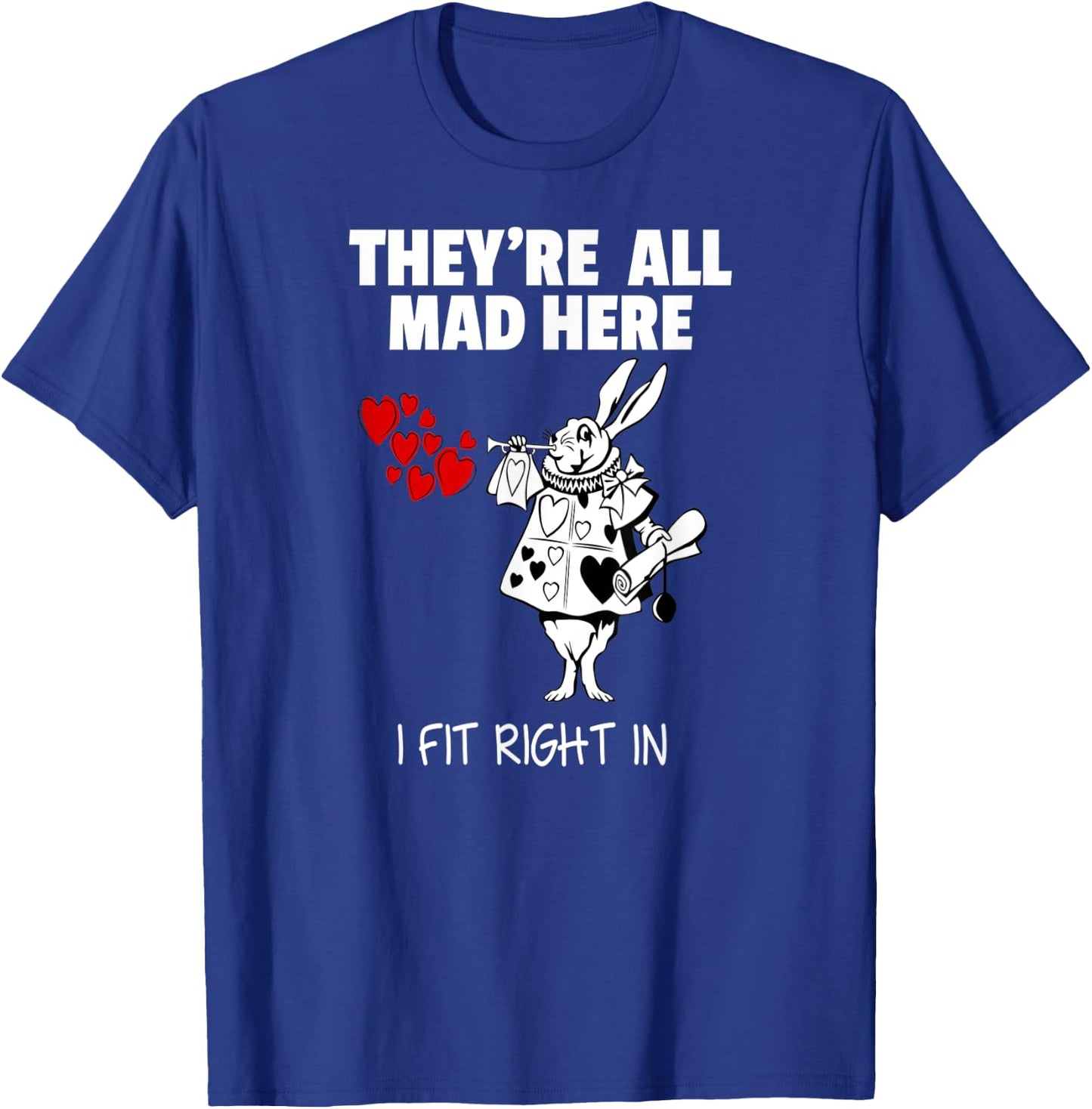 Alice in Wonderland White Rabbit Shirt T-Shirt - T-Shirt | Royal