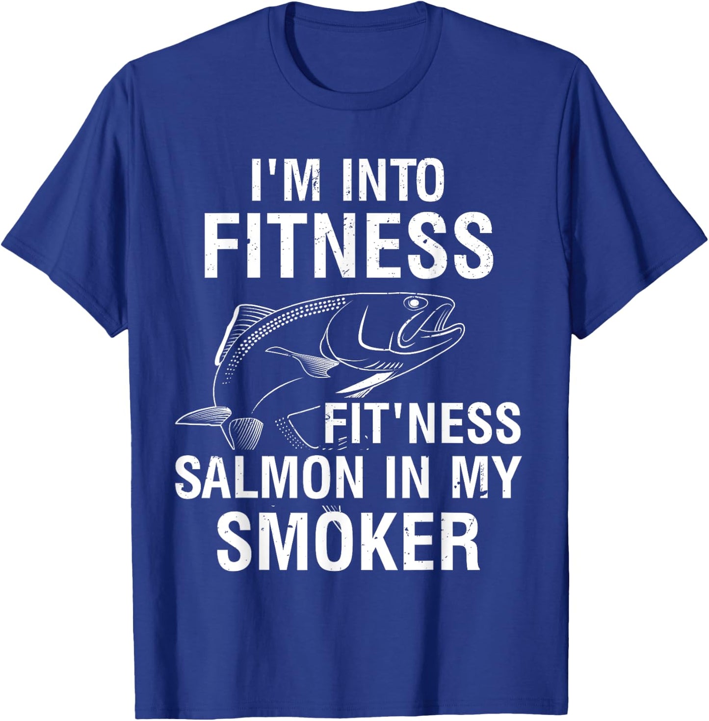 King Salmon Fishing fisherman T-Shirt - T-Shirt | Royal