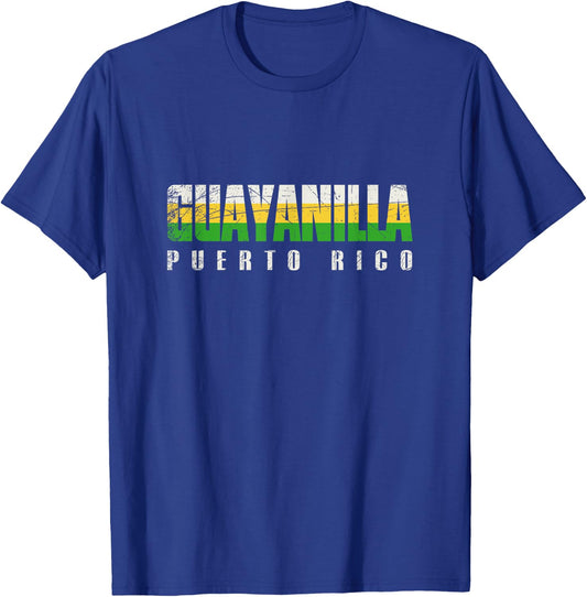Guayanilla City in Puerto Rico, Guayanilla Flag T-Shirt - T-Shirt | Royal