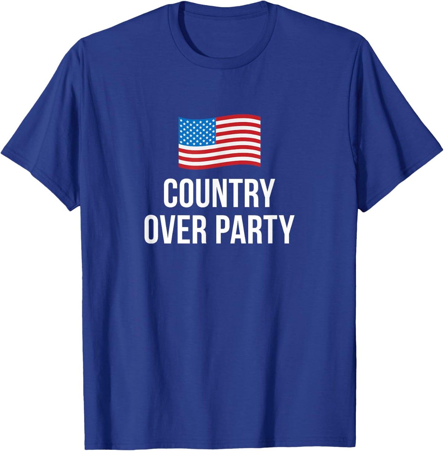 Country Over Party T-Shirt - T-Shirt | Royal