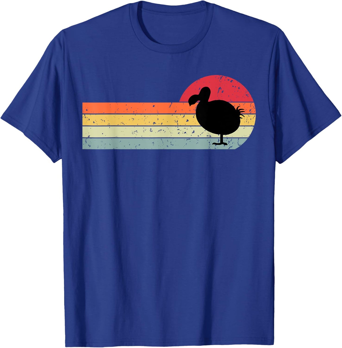 Dodo Bird Vintage Retro Flightless Bird T-Shirt - T-Shirt | Royal