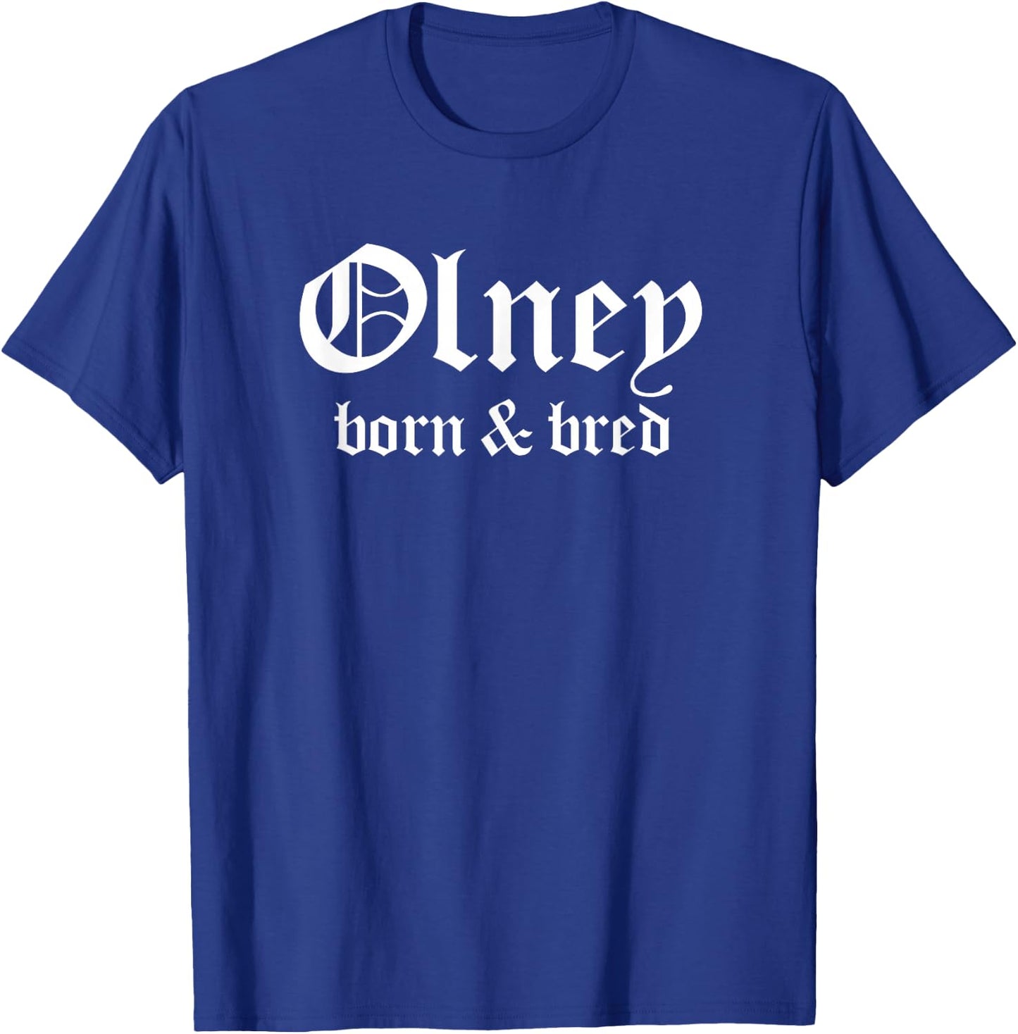 Olney Philly Neighborhood Born & Bred Philadelphia T-Shirt - T-Shirt | Royal
