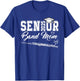 Senior Band Mom 2025 Marching Band Class Of 2025 Flute T-Shirt - T-Shirt | Royal
