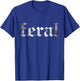 Feral Retro T-Shirt - T-Shirt | Royal