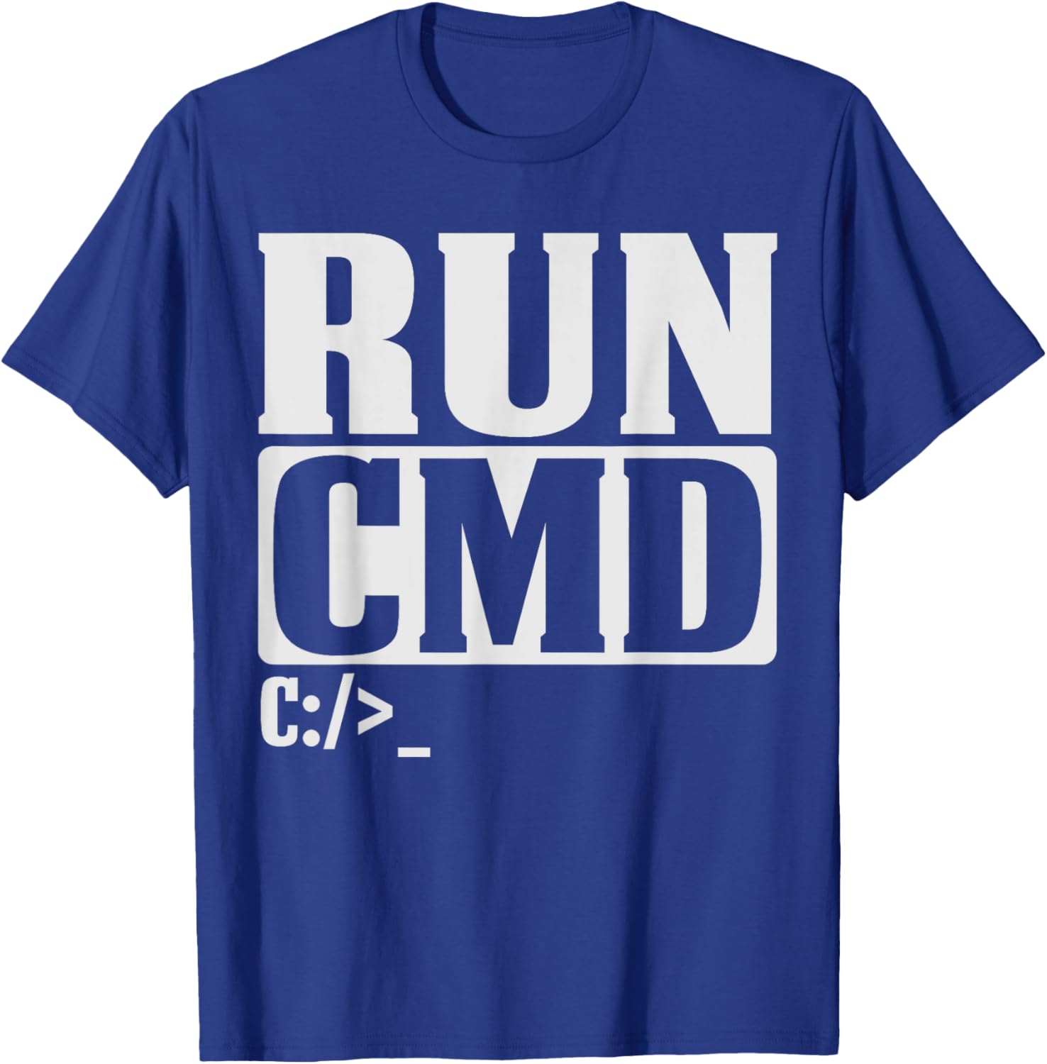 Run CMD T-Shirt - T-Shirt | Royal